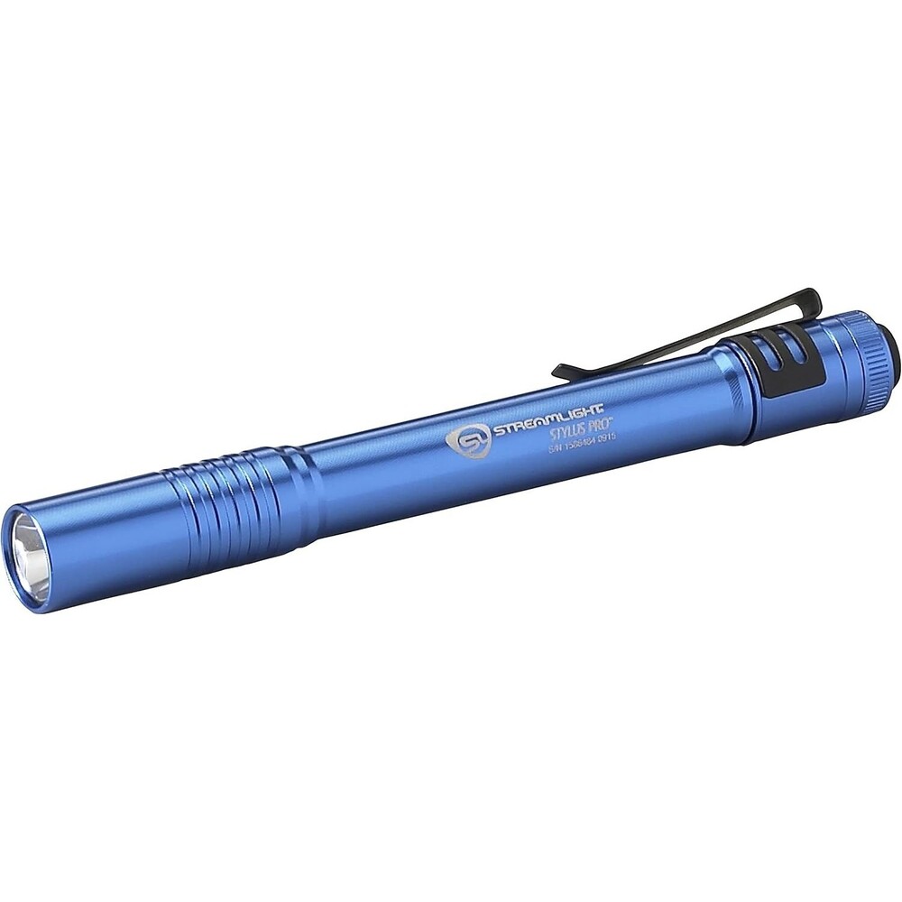 Streamlight Stylus Pro 100-Lumen LED Penlight, Blue, 2 AAA